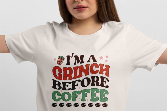 Christmas Coffee Quote Sublimation 6 for Print Templates and Graphics