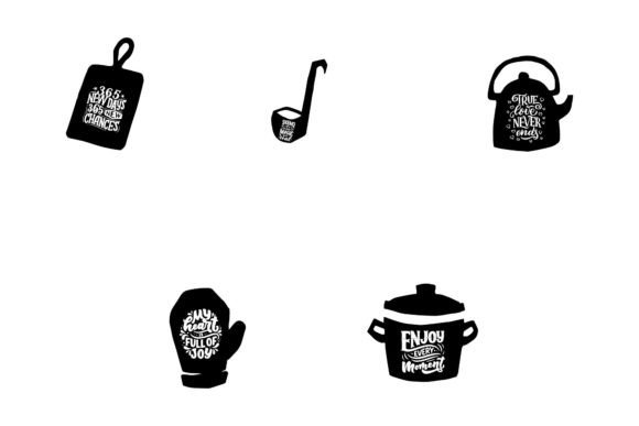 Cookware with Quote Graphics for Blog and Website Design