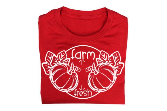 Farm Fresh_Pumpkin Quote Vector Design for Print Templates and Graphics