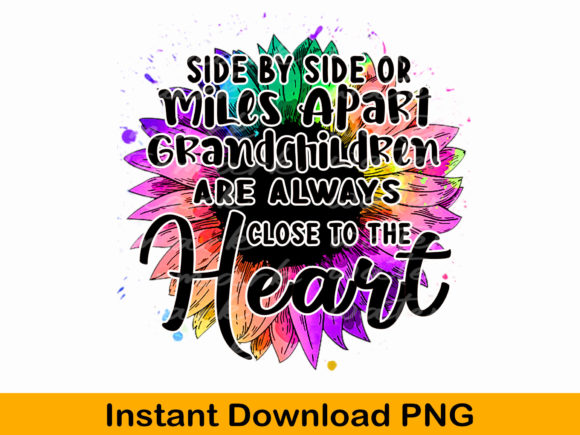 Grandchildren Quote PNG for T-Shirt Designs and Graphics