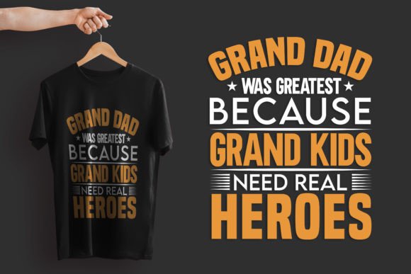 Grandpa Quote Typography T-shirt Design for Graphic Projects