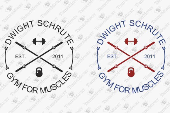 Gym for Muscles Movie Quote Graphics for T-Shirt Designs
