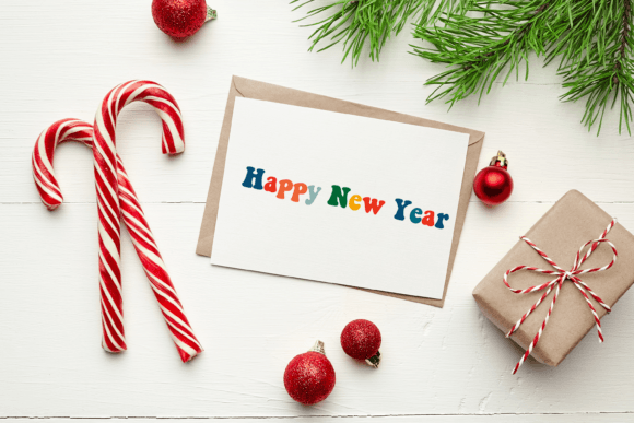 Happy New Year Quote Graphic for Local Branding