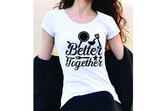 Kitchen Quote Design for T-Shirt Graphics