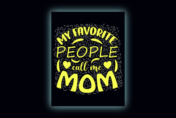 Mother Day T Shirt Design for Print Templates and Graphics