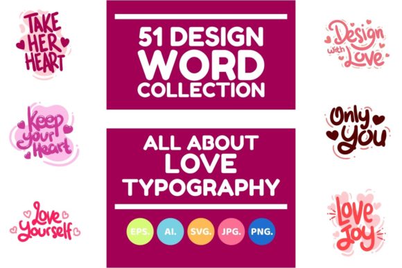 Word All About Love People Quote Design Review